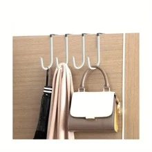 1 pezzo Gancio senza chiodi impermeabile per ghirlanda natalizia, gancio senza cuciture da appendere sulla porta, decorazione natalizia per la casa, decorazione per la stanza in inverno