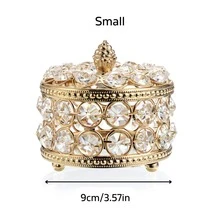 Caja de joyería con espejo de cristal, organizador de baratijas, caja de cristal vintage de lujo para almacenar maquillaje, cosméticos, joyas y uñas, cajas para guardar joyas de mujer, decoración del hogar, soporte para anillos, aretes y collares, caja conmemorativa, decoración de regreso a la escuela, otoño, Halloween y regalos de vuelta