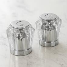 Juego de Llaves Para Regadera transparentes cristal acrílico repuesto doble comando para baño diseño moderno durable fácil instalar controlar agua