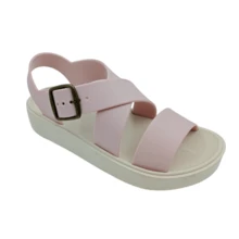 Huarache Plataforma Chunky Colores Dama Contactel, Comodo, Ligero - Rosa - Ver 4