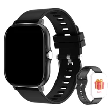 1pc Silicone Band Smart Watch With Wireless Calling, Step Tracker, Calorie Counter, Multi-Sport Modes, Remote Camera, Music Control, Alarm, Notification, 1.83" Full Touch Screen Compatible With Smartphones, Upgraded Version Suitable As A Gift