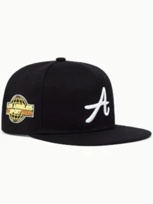 可调节户外休闲字母A棒球帽，嘻哈风格，春秋季节，圣诞礼物 - 彩色 - 查看 8