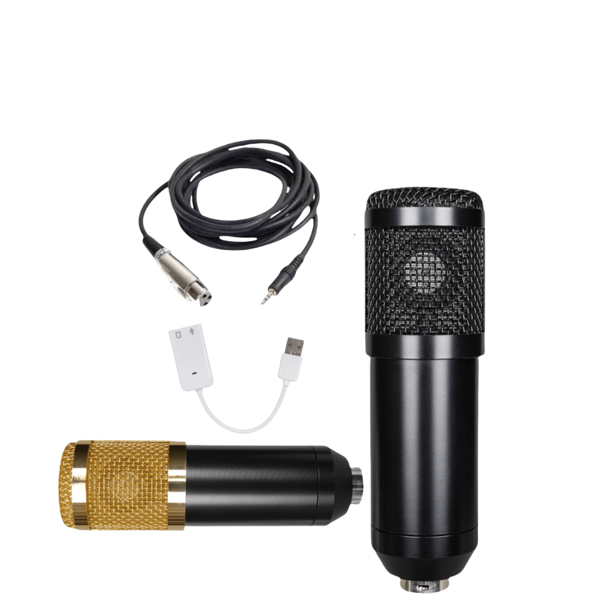 Professional Full Metal Condenser Microphone For Broadcasting, 2 Color Options. USB Powered For Computer, Mobile Phone, Audio Interface, Laptop. Suitable For Recording, Gaming, Live Streaming, Video Call, Karaoke. High-Quality Metal Handheld Condenser Microphone