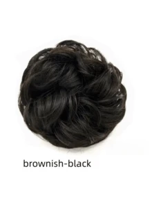 1 件装合成发圈，女士和女孩适用的弹性波浪发髻，蓬松卷发的发饰，发球，发圈，发饰，马尾辫夹，发圈，发胶 - 彩色 - 查看 7