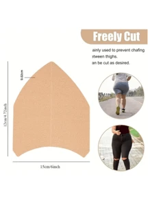 2/10/20 pièces Patch anti-friction en forme de V sans couture pour les cuisses en tissu non tissé, patch pour les cuisses