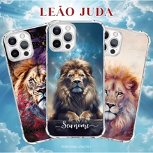 Capinha Capa Case Personalizada com Sua nome e Arte Leão Juda