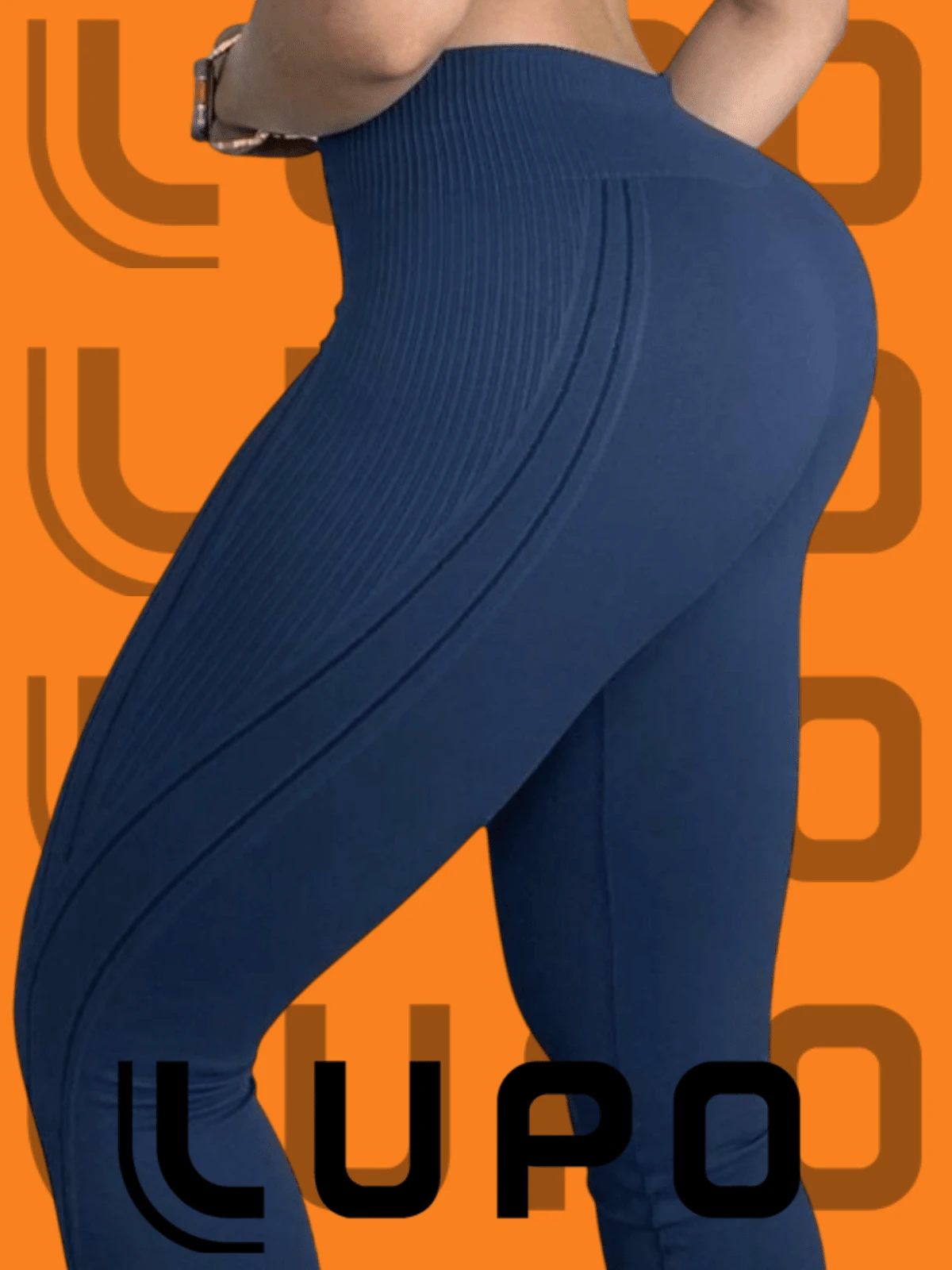 LUPO Gym Leggings For Women, High Capacity Workout, Butt Lift - 藍色 - 查看 1