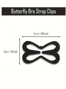 4/8/12/16/20 pièces Clips de soutien-gorge en forme de libellule colorée, Supports de bretelles de soutien-gorge ajustables antidérapants, Accessoire de sous-vêtement de soutien invisible pour la poitrine