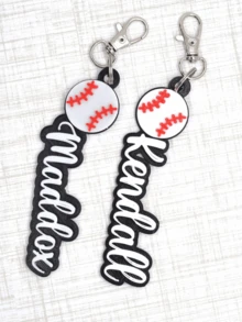 单包装可定制姓名和多种运动选择 3D 打印塑料个性化钥匙扣/包挂件，运动主题多色迷你球礼品配件，适合生日、周年纪念日、毕业典礼、比赛日等场合，经久耐用，可雕刻，不锈钢材质，色彩缤纷，可爱，趣味十足，卡哇伊，千禧年风格，时尚，男女皆宜，休闲百搭，可定制，个性化，独一无二，是送给他的理想礼物，也是送给她的理想礼物，适合送给男朋友、女朋友、家人、朋友，旅行配件。 - 彩色 - 查看 14