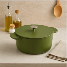 Caçarola Ferro Fundido Esmaltada Indução Cerâmica Gás premium