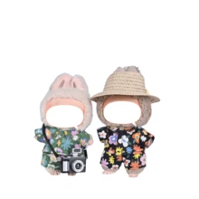 3pcs Hawaiian Clothing Camera Set, Suitable For 17cm Doll , First, Second, And Third Generation Universal Fashion Toy Pendant Clothes - Multicolor - View 4