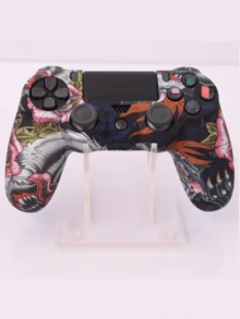 P4 游戏控制器保护套，坚固耐用，提升游戏体验，时尚设计，很棒的生日礼物 - 彩色 - 查看 4