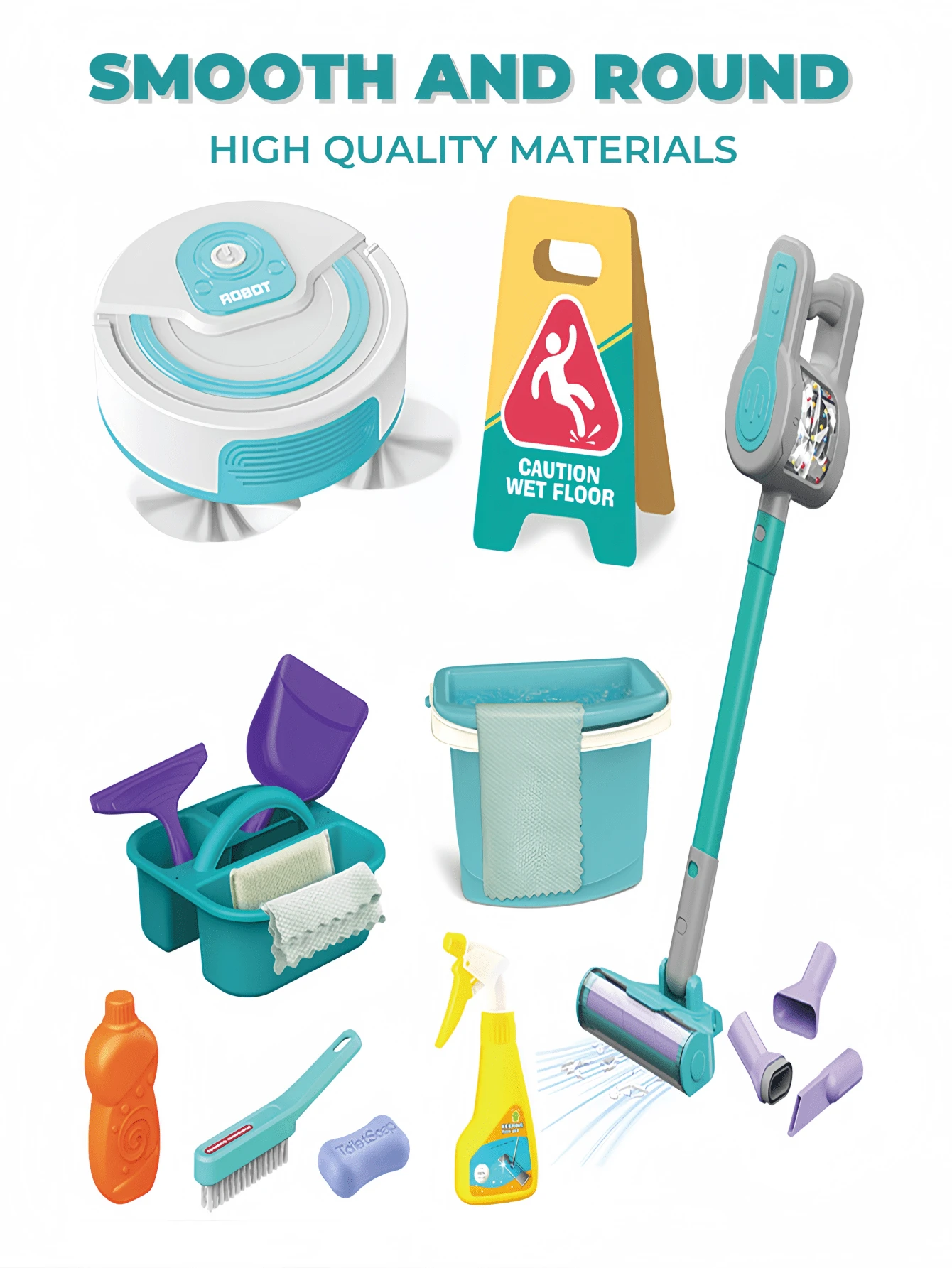 Ensemble de jouets aspirateur pour enfants, jeu de simulation de nettoyage pour la coordination main-œil, jeu de rôle de balayage et de travaux ménagers, jouets interactifs pour garçons et filles, cadeau créatif pour l'anniversaire, la rentrée scolaire