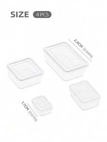 4pcs Mini Doll House Refrigerator Set: 1/12 Scale Realistic Openable Lunch Box, Kitchen Fridge Decor Model, Suitable As Valentine's Day, April Fool's Day, Thanksgiving Gift, Fun Gift And Prank Gift - Multicolor - View 10