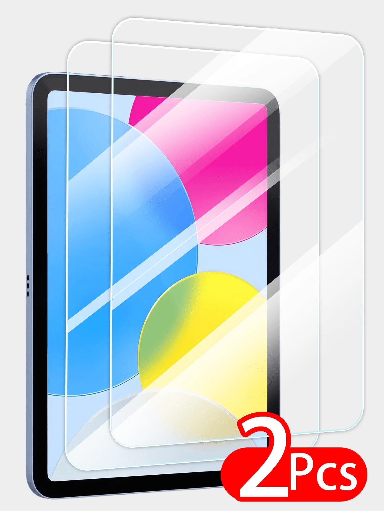 2pcs Tempered Glass Screen Protector, Compatible With Samsung/IPad// Tablet, Tempered Glass Protection, Ultra Smooth, Scratch & Shatter Resistant, Fingerprint & Water Proof, Compatible With Phone Case Screen Protection Essentials, Applicable To Daily Shield, Office, Home Pad Screen Protector Pad Accessories Shockproof Anti-Fall Anti-Fall Scratch Resistant Anti-Fingerprint Full Cover - White - View 1