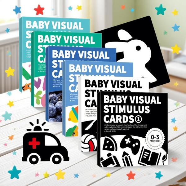 High Contrast Infant Cards ,Black & Red,Colored Newborn Flash Cards,For Newborn Visual Stimulation And Brain Development,Kids Educational Flash Cards,Baby Early Educational Toys,Teaching Aids,Montessori,Learning Materials,Baby Needs,Games For Kids,Student,Stationery,Elementary School Supplies,Boy,Girl,Kids Birthday Gift
