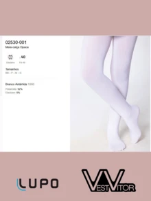 Lupo Children's Opaque Tights, 40 Thread Count, Colorful Wolf 2530 - Red - View 2