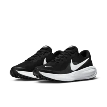 Giày chạy bộ thường ngày cổ thấp Nike Revolution 8 thời trang và thoải mái vải lưới chống mài mòn thoáng khí hấp thụ sốc dành cho nam màu đen và trắng HJ9198-003 - Đen và trắng - Xem 1