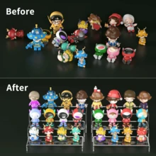 3 Pcs Acrylic Risers For Display, Acrylic Display Riser, Clear Display Stands For Shelf Dessert Cupcake Candy Food Tabletop Collectibles Product Bar Action Figure Jewelry Showcase - Clear - View 7