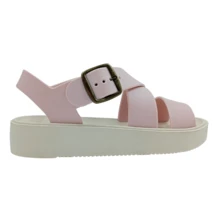 Huarache Plataforma Chunky Colores Dama Contactel, Comodo, Ligero - Rosa - Ver 2
