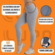 LUPO Gym Leggings For Women, High Capacity Workout, Butt Lift - 灰色 - 查看 6