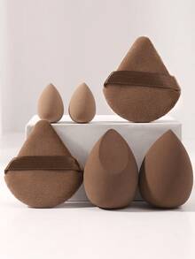 6PCS Makeup Sponge,Suitable For Cream & Powder Concealer, Loose Powder Makeup Applicator,Dual-Sided Velvet & Suede Texture, Makeup Puffs, Soft Air Cushion Sponge With Rhinestone Accents, Wet Dry Cosmetic Foundation Blender Makeup Sponge For Under Eye,Foundation Application, Gentle On All Skin Types, Shiny Rhinestone Gift,Makeup,Cheap,Room Decor,Vanity,Travel,Bedroom,Makeup Accessories,Puff,Makeup Blender,Powder Puff,Makeup Sponge,Cheap,Stocking Stuffers,Makeup,Makeup Tools,Cheap Stuff,Gifts,Gifts For Women,Christmas Gifts