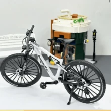 1 pieza Nuevo modelo de bicicleta de aleación de metal, bicicleta de montaña simulada, bicicleta, bicicleta de carretera, juguete decorativo de exhibición, regalo - Multicolor - Ver 10