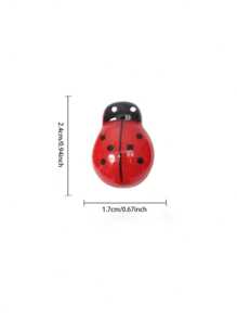 20pcs ABS Garden Ornament, Modern Ladybug Design Garden Statue For Garden