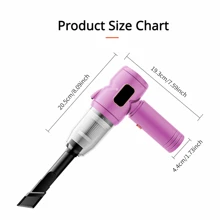 SOKANY Versión mejorada, aspiradora de mano inalámbrica portátil, succión potente, aspiradora inalámbrica con succión de torbellino. Equipada con una batería de gran capacidad de 2000mAh, recargable por USB, con una variedad de accesorios, incluido un cepillo alargado, fácil de limpiar las ranuras del teclado de la computadora, adecuada para limpiar automóviles, talleres, computadoras, muebles del hogar, decoraciones, oficinas y sofás familiares, es un pequeño compañero indispensable en la vida