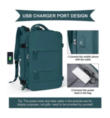 Travel Tote Backpacks - 藏蓝色 - 查看 3