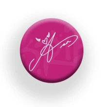 1pc 58mm Babymon Peripheral Badges Are Coming! Made Of Super - Metal, They Feature A Classic Style. With Members' Signatures And Exciting Support Patterns Printed On Them, These Round - Shaped Badges Are Perfect In Details. They Can Be Used As Unique Gifts For Festivals Like Valentine's Day, Thanksgiving Day, Christmas, And Birthdays. Hanging Them On Bags Or Pinning Them On Clothes Can Instantly Enhance The Festive Atmosphere. - Multicolor - View 4