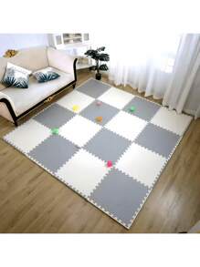 20 piezas de alfombrillas de espuma EVA entrelazables - 30cm x 30cm Antideslizantes, baldosas impermeables y emboziables para uso en el hogar, gimnasio, pilates, yoga y habitaciones de juego - Duraderas y plegables