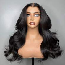 WOWANGEL Body Wave 13x6 Real HD Lace Front Wigs Human Hair Melt Skins Capture Hair Pre-Pleed With Baby Hair 250% Density 28 Invisible True HD Lace Front Human Hair Wig For Women