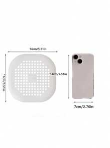 4/2/1pc Silicone Hair Filter And Drain Plug For Bathtub And Shower - Prevents Clogs And Odors.