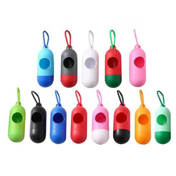 Hands-Free Dog Feces Bag Dispenser - Durable Plastic, Pill Type, Ideal For Outdoor Walking And Training, Feces Collection Bags, Dog Feces Collection Bags, Dog Feces Bags, Padded Pet Feces Bags, Feces Collection Boxes And Feces Bag Kits