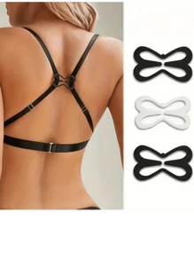 4/8/12/16/20 pièces Clips de soutien-gorge en forme de libellule colorée, Supports de bretelles de soutien-gorge ajustables antidérapants, Accessoire de sous-vêtement de soutien invisible pour la poitrine