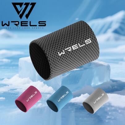 WRELS 1 peça/2 peças WRELS Pulseiras esportivas unissex que absorvem o suor e resfriam, faixas elásticas ultrafinas para pulso, suporte para pulso para trabalho diário, badminton, tênis, basquete, fitness, levantamento de peso em academia