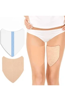 2/10/20 pièces Patch anti-friction en forme de V sans couture pour les cuisses en tissu non tissé, patch pour les cuisses
