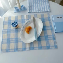 1 件/6 件 Ins 风格蓝色食物摄影背景、食物造型道具垫、早午餐和甜点背景 - 彩色 - 查看 6