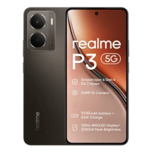 Realme P3 8GB+256GB 5G LTE，6.67英寸120Hz AMOLED屏幕，5000万像素AI摄像头，无锁手机，Android 15智能手机，高通骁龙6 Gen 4 (4纳米) 5G芯片组，5130mAh大容量电池，圣诞礼物/赠品，全球版（仅限GSM），P3 Lite 8GB+256GB 4G LTE，6.67英寸120Hz护眼显示屏 - 灰色 - 查看 2