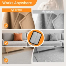 1 件可重复使用静电宠物毛发去除手套，适用于沙发、家具、地毯、汽车座椅