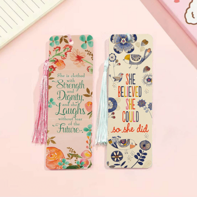 1 Stück Acryl Lesezeichen, Schul- und Büroartikel, Blumen- und inspirierendes Lesezeichen Geschenk, ideale Wahl für Schreibwaren und Lesezeichen für Schule und Büro, Schulmaterial, Schulanfang