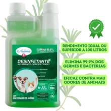 Concentrated  1 Liter – Makes Up To 200L – Cleaning, Safety And Odor Elimination Pet Herbal - 綠色 - 查看 2