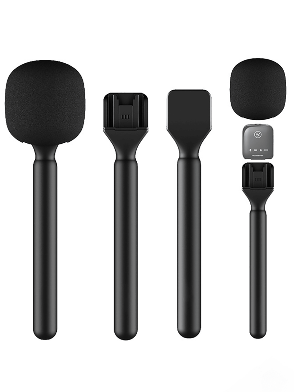Durable ABS Wireless Microphone Stand Mic1/2, Rode Wireless GO II, Compatible With Hollyland Lark M1/C1/150/Synco G1/A2/Movo, Portable Handheld Stand With Bracket, Sturdy Construction, Microphone Holder Compatible With Iphone Android Phone For Summer Vacation, Audio/Video Recording, Interviews, Gaming & Live Streaming Mini Microphone Microphone For Phone