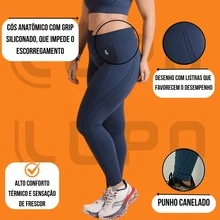 LUPO Gym Leggings For Women, High Capacity Workout, Butt Lift - 藍色 - 查看 6