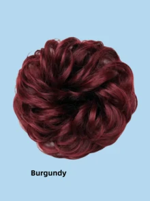 1 件装合成发圈，女士和女孩适用的弹性波浪发髻，蓬松卷发的发饰，发球，发圈，发饰，马尾辫夹，发圈，发胶 - 彩色 - 查看 8