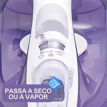 Black+Decker Black Decker FX1050 Lavender 1200W Vertical Non-Stick Steam Iron 110v - Xem 5
