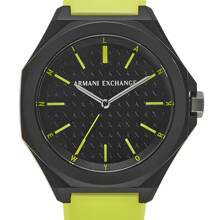 Armani Armani Unisex Quartz Stainless Steel Silicone Watch Andrea Series Stainless Steel/Glass Mirror AX7155SET