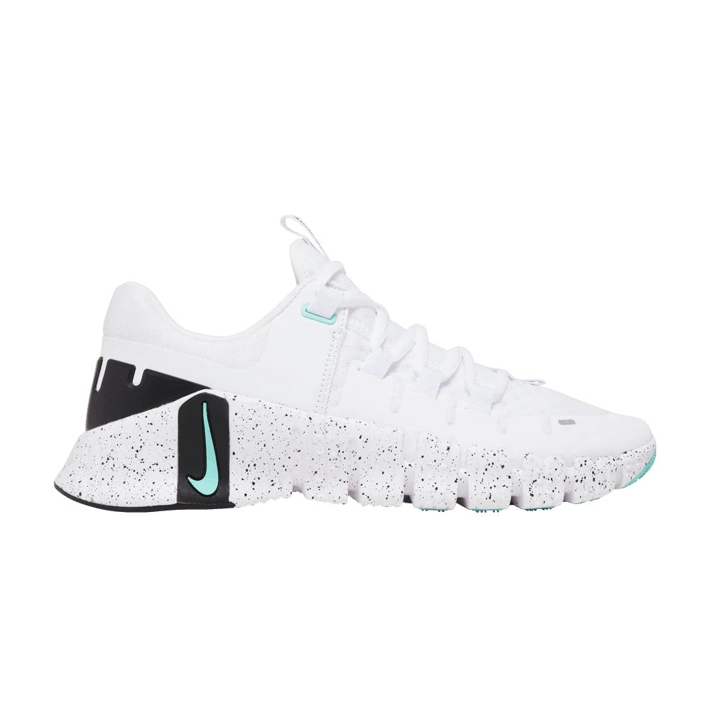 Nike Womens Free Metcon 5 'White Emerald Rise' (Women's Sizes) White/Black/Emerald Rise DV3950-101 Autumn New - White - View 1