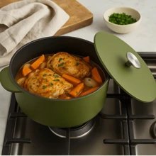 Caçarola Ferro Fundido Esmaltada Indução Cerâmica Gás premium